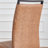 Set of 4 Modern Faux Leather Cantilever Dining Chairs with Vertical Stitching and Metal Base-92179326