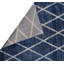 Tapis denim à motif géométrique Bellicent-2040976382