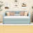 Tyrome Twin Size Velvet Upholstered Daybed With Twin Size Trundle-184101109
