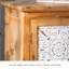 Armoires d'appoint en bois massif rétro