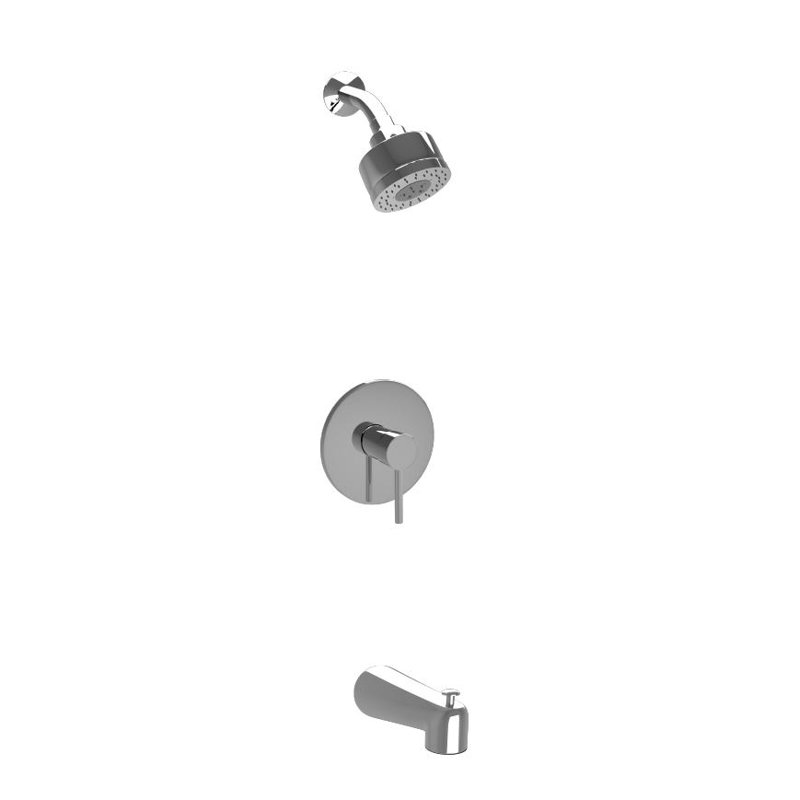 Trova Tub and Shower Faucet, Chrome