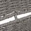 Paper Rope, Wire Frame Blanket Chest-561493212