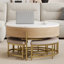Table basse à plateau relevable moderne avec rangement et 3 repose-pieds-114197551-114197552