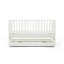 Hartley Classic Cot, Under Drawer and All Seasons Premium Pocket Sprung Mattress - White-113040663