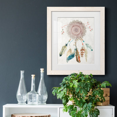 Mandala Dream Catcher - Cadre photo, reproduction d'art sur papier
