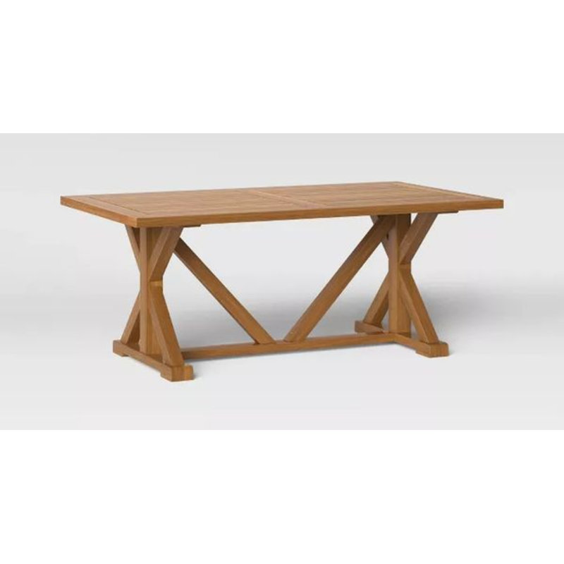Mahogany Wood Outdoor Dining Table