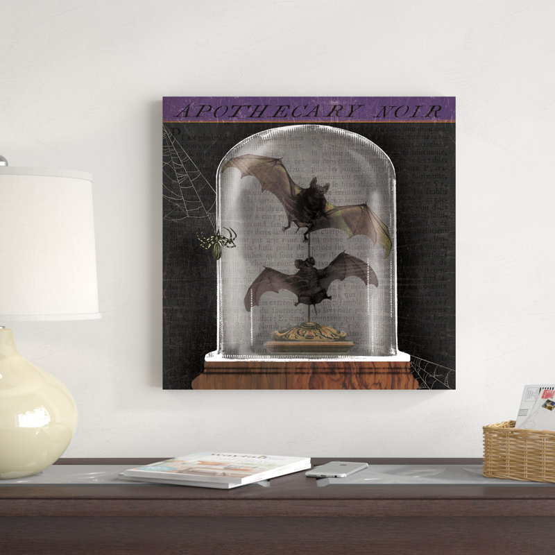 Apothicaire noir IV, H 20 po x l 20 po x P 1,25 po