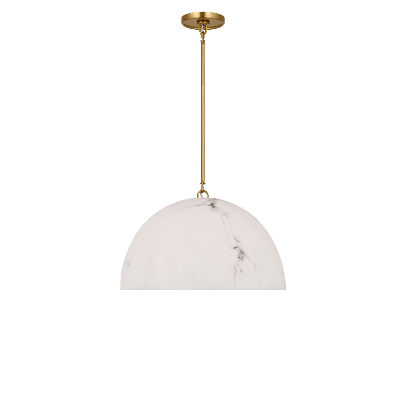 Philomena Pendant, 67.38" H x 12.63" W x 12.63" D, Burnished Brass