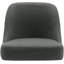 65CM Seat Height Modern Mid-Century Swivel Bar Stool with Backs and Wood Legs-1896269819