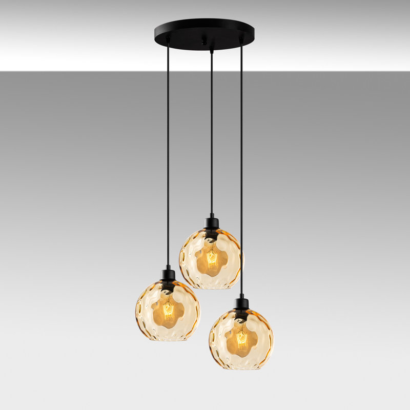 Sheen Chandelier, Yellow, Black