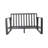 Double Sofa + Rectangular Coffee Table, Light Gray Cushions Jm 9017 (Tino Tino), Outdoor Patio Sofa-395375147