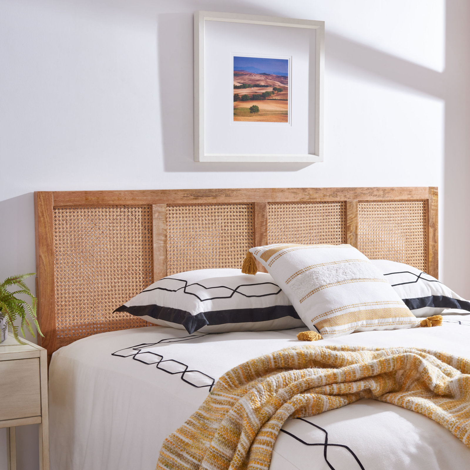 Tahoe Solid Wood Headboard, Natural, King