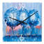 Paysage coloré impressionniste III - horloge murale moderne-1036236579