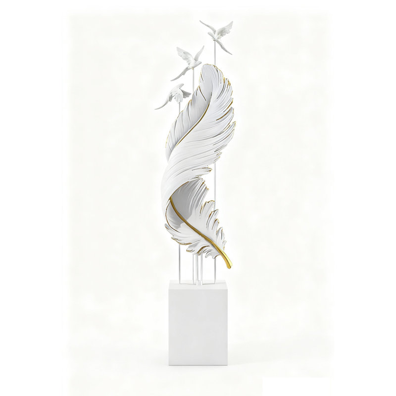 Modern Resin Finial+Decorative Object