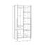 Surfinio 3 Door Wardrobe in Grey and Catania Oak, 109 cm