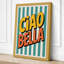 Ciao Bella Retro - Wrapped Canvas-995705354-995705353