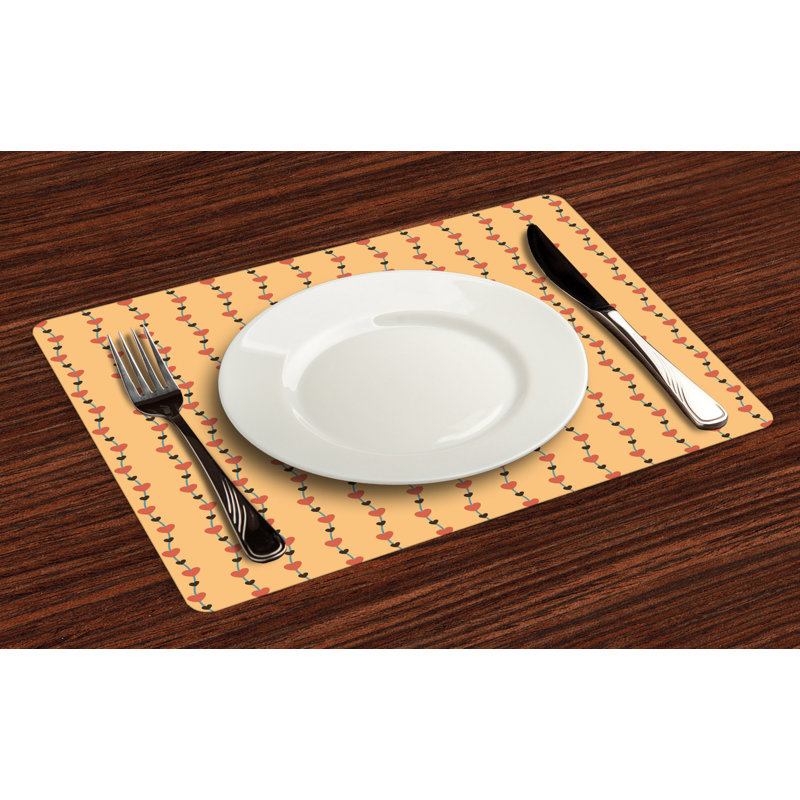 Polyester Abstract Rectangle Placemat