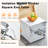 Javanie 15.75-Inch Modern Square Cube End Table for Small Spaces-1106133113