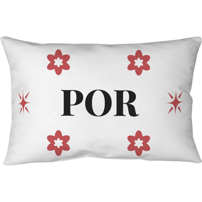 Coussin tissé et fermé Portland