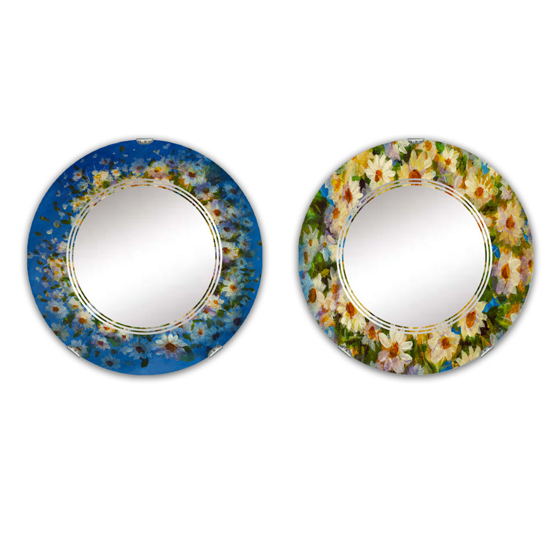 Ensemble de 2 miroirs sans cadre