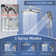 High Pressure Rainfall Shower Head With Handheld Spray Combo, 3+1 Settings, Built-In Power Wash, Height And Angle Adjustable, Easy Installation