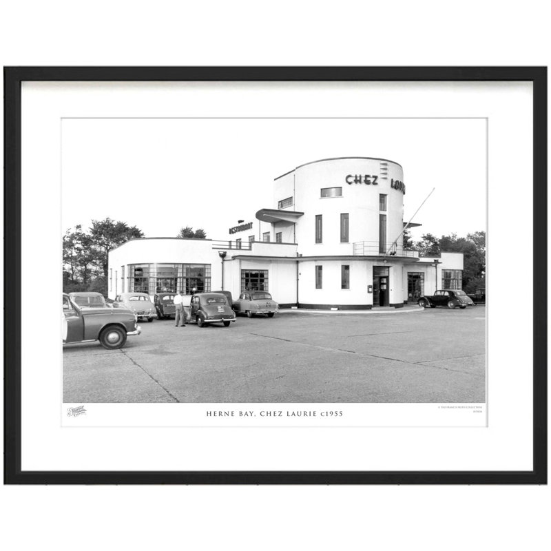 Herne Bay, Chez Laurie C1955 by Francis Frith - Single Picture Frame Print, 40cm H x 50cm W x 2.3cm D