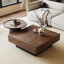 Ensemble de tables basses carrées de style rétro minimaliste