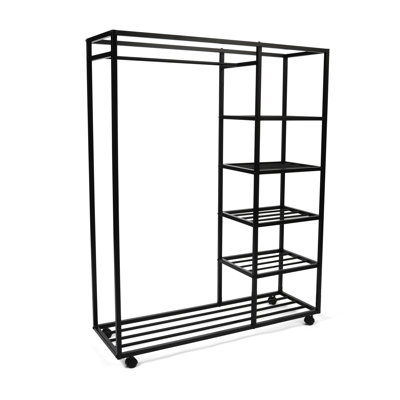 Letterly 110cm Rolling Clothing Rack