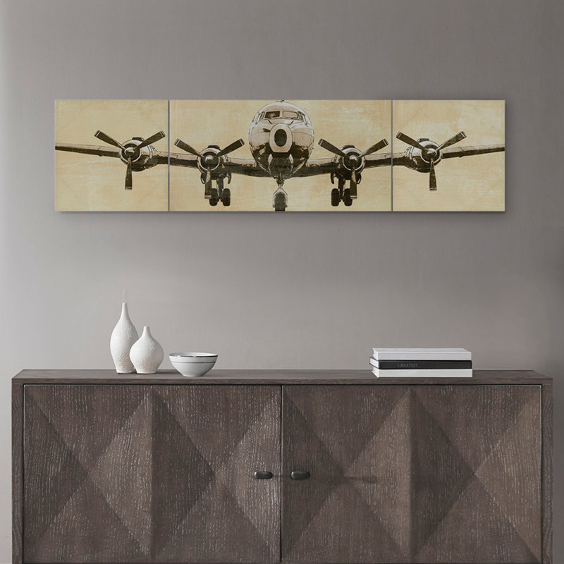 Triptyque classique sur toile