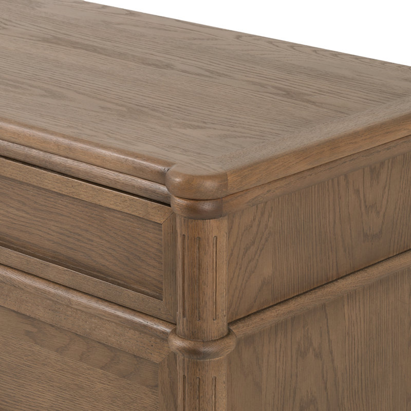 Toulouse 6 - Drawer Dresser, Toasted Oak