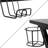 Bridesdale Gaming Bundle-Cup/Headphone Desk & Reclining Footrest Chair-692724020