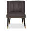 Azarion Velvet Chair With Black Legs-93609986