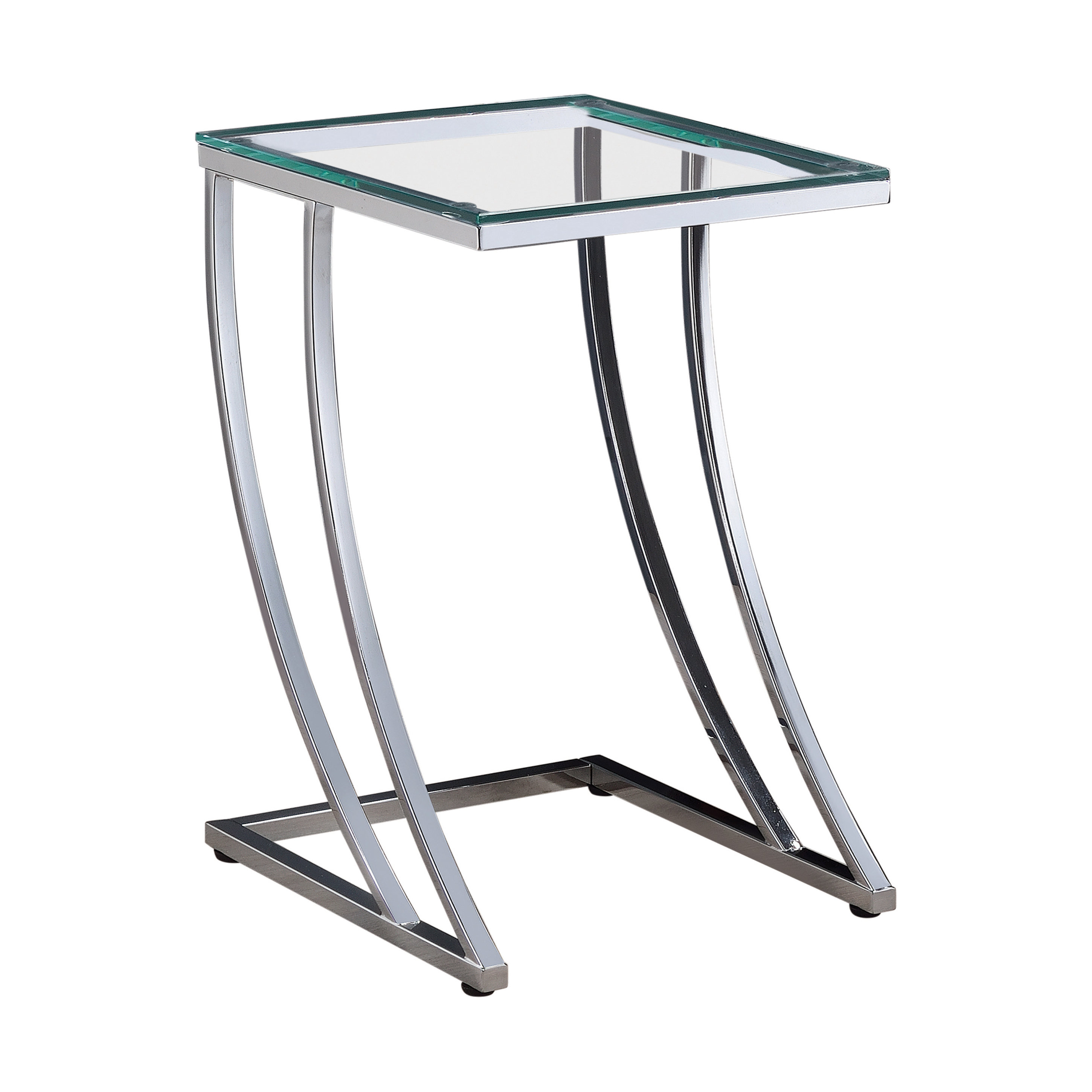 Orren Ellis Adia Glass Top Frame End Table & Reviews Wayfair