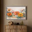 Douces fleurs de jardin dans des tons pastel chauds, art mural encadré-758393388-758393392