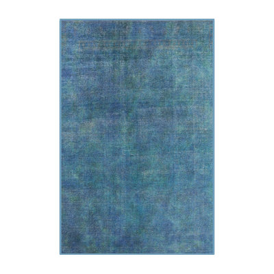 Tapis bleu