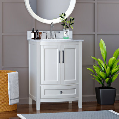 Ensemble de meuble-lavabo simple 24 po Aleeshba