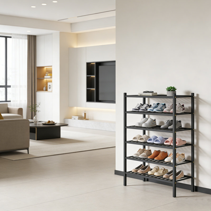 Bamboo Shoe Rack