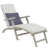 Grey Frame/Beige/Navy/White Cushion