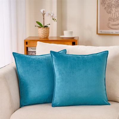 Coussin décoratif en velours 