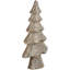 Arbre de Noël 20,5 po à perles transparentes et paillettes dorées
