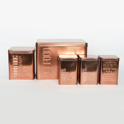 Metal Canister - Set of 5