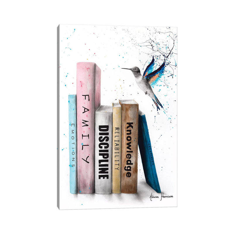 The Six Books Of Love by Ashvin Harrison - Wrapped Canvas Print, 101.6 cm H x 66.04 cm W x 3.175 cm D
