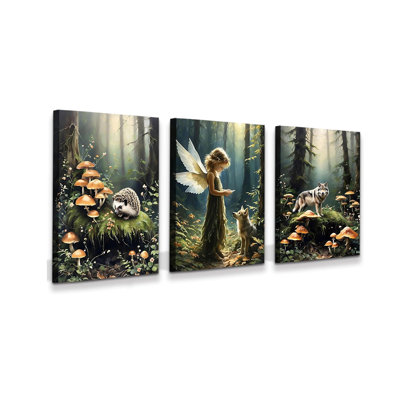 3 Piece Wrapped Canvas Wall Art