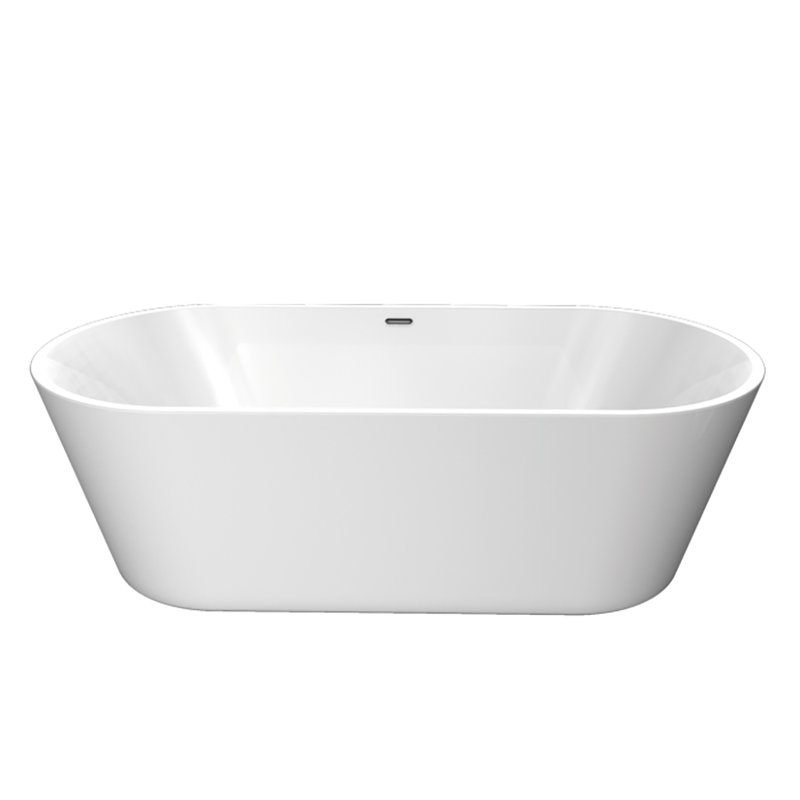 62'' x 29'' Freestanding Soaking Acrylic Bathtub