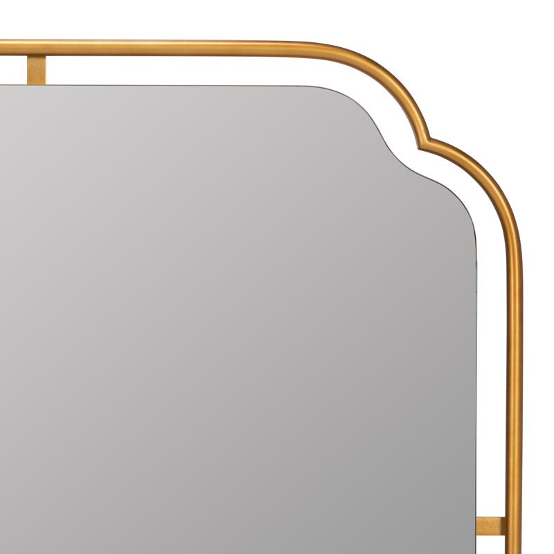 Sebastian Wall Mirorr, 36" x 35.75", Brushed Gold