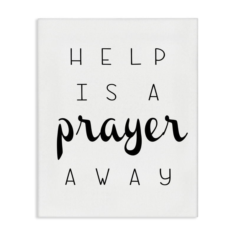 «A Prayer Away Sentiment» par Ashley Calhoun, H 30 po x l 24 po
