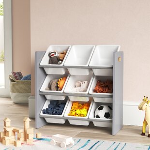 CAPHAUS Organisateur de rangement de jouets pour enfants, casier de  rangement ouvert, armoire de rangement multifonctionnelle pour livres et  jouets et Commentaires - Wayfair Canada