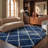 Rizco Shag Performance Geometric Rug-1531871298