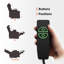 Fauteuil inclinable électrique avec chaleur et massage, porte-gobelet, port USB, similicuir-2074787978