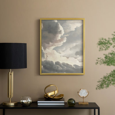 «Vintage Landscape», reproduction encadrée CXCV - bois massif